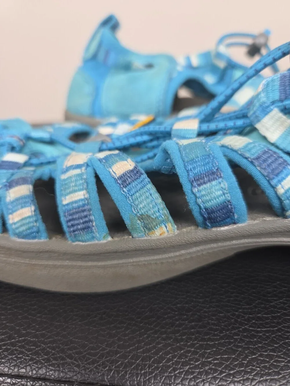 KEEN Whisper Blue Turquoise Water Trail Sport Sandals Shoes Women's Size 5